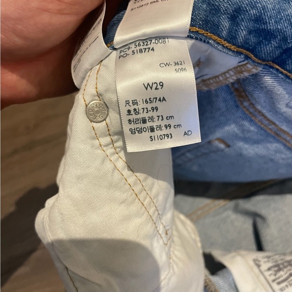 Levi’s 501 high waisted Jean shorts, W29 like new - Picture 4 of 4